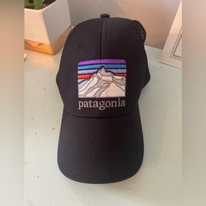 Patagonia Line Logo Ridge Organic Cotton Canvas LoPro Trucker hat
